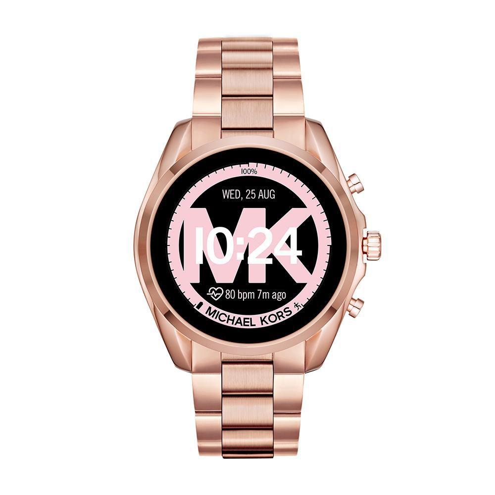 smartwatch michael kors feminino rose