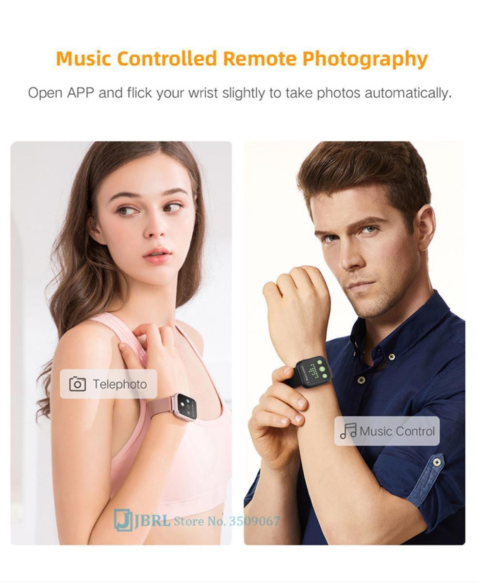 Smartwatch P80 38mm Relógio Inteligente + Pulseira Extra De Aço Android iOS Preto Smart Bracelet