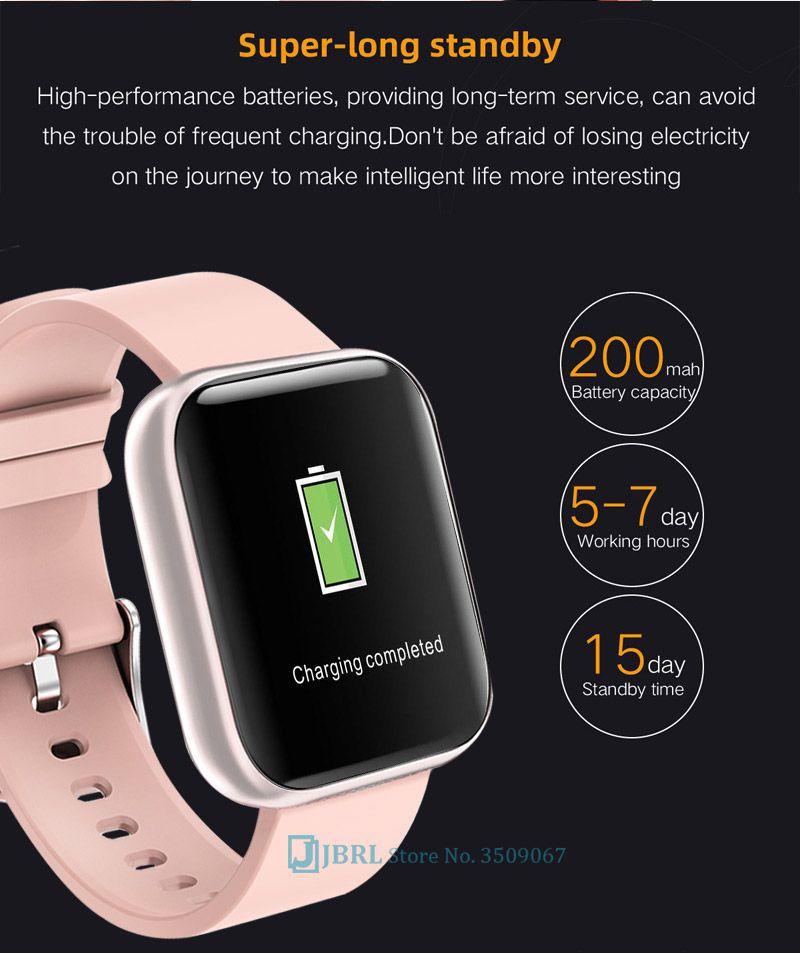 smartwatch relógio inteligente fitness aço p80