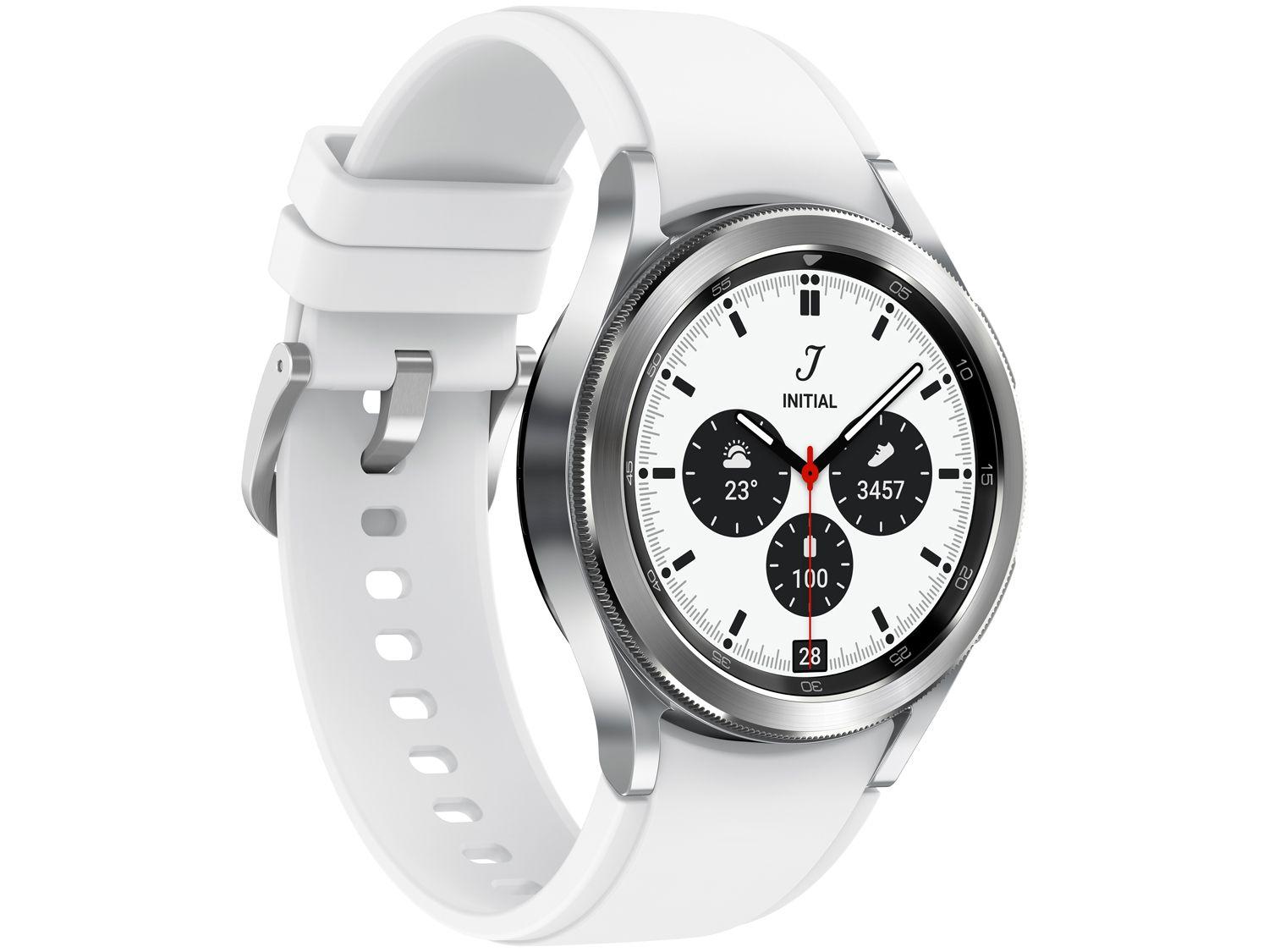 Smartwatch Samsung Galaxy Watch4 Classic LTE 42mm Prata 16GB