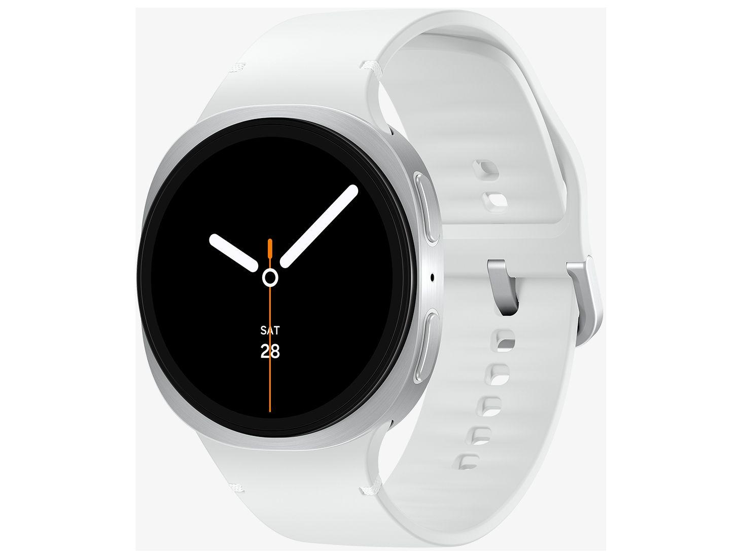 Smartwatch Samsung Galaxy Watch8 44mm Branco 32GB Bluetooth LTE