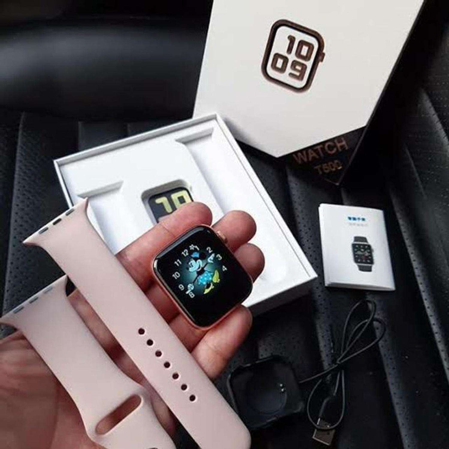 smartwatch t500 rosa