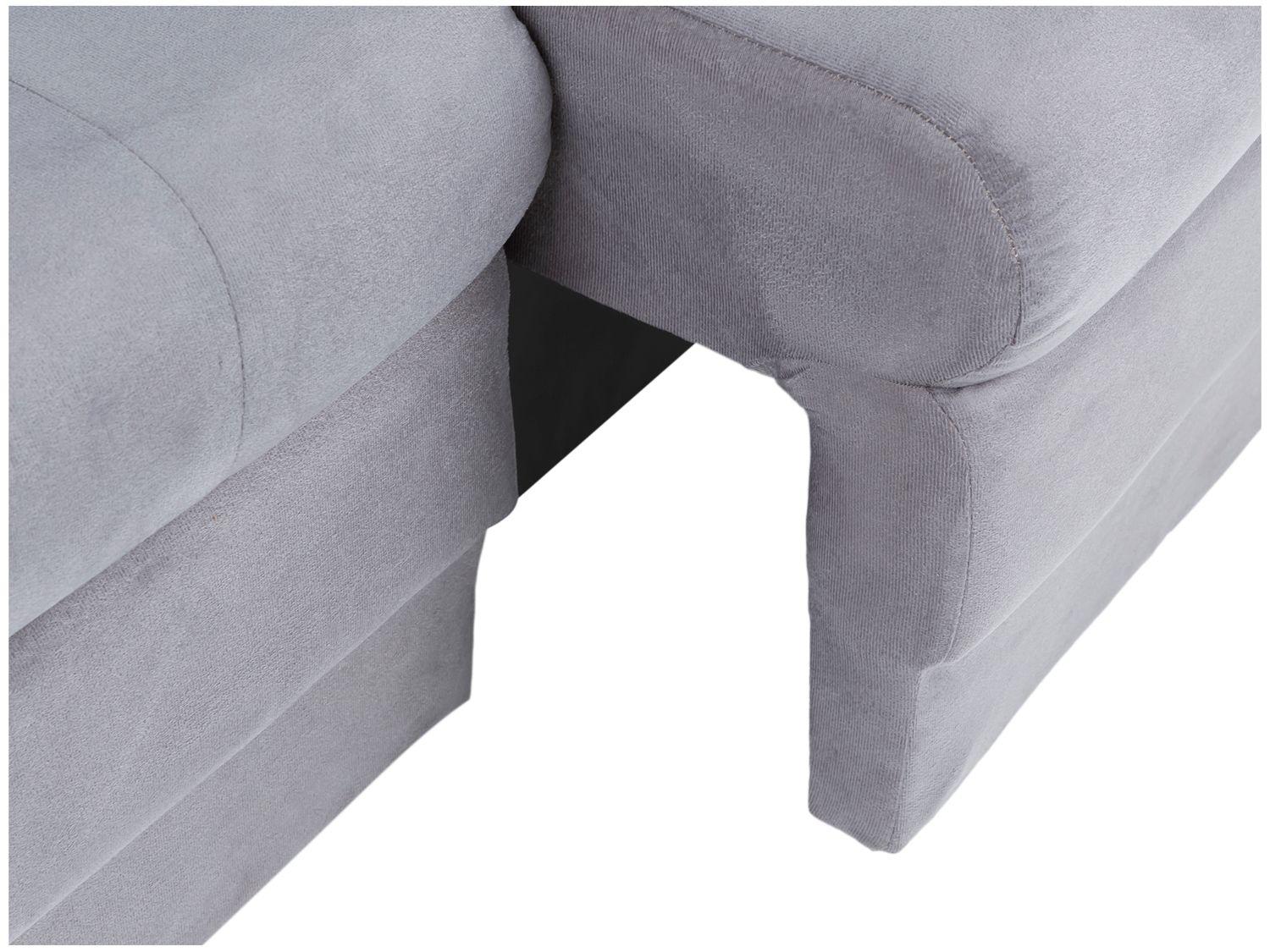 Sofá 2 e 3 Lugares Retrátil Reclinável Suede Phormatta Colômbia SMP