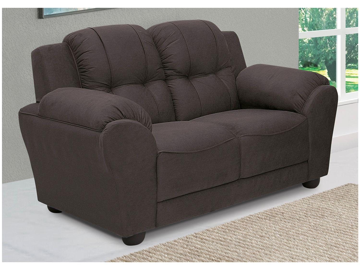 Sofá 2 Lugares Suede Adágio Linoforte