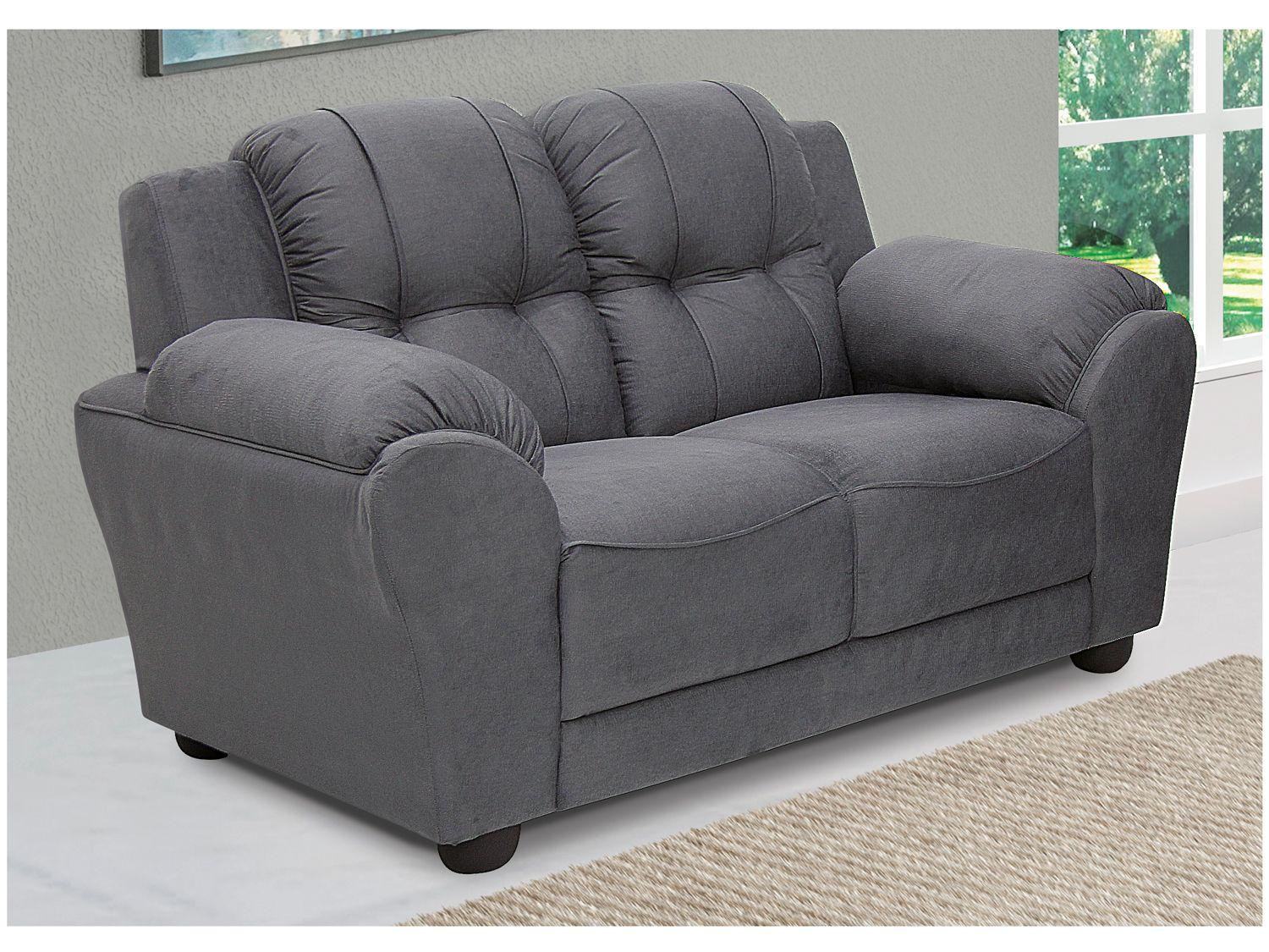 Sofá 2 Lugares Suede Adágio Linoforte