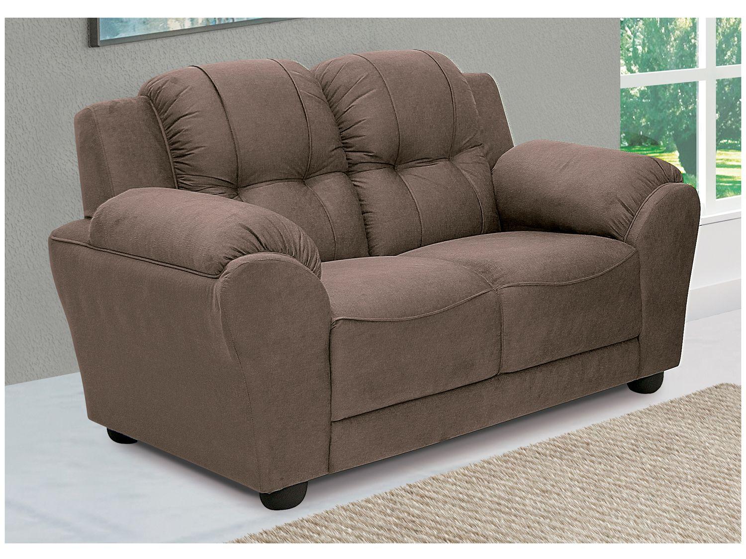 Sofá 2 Lugares Suede Adágio Linoforte