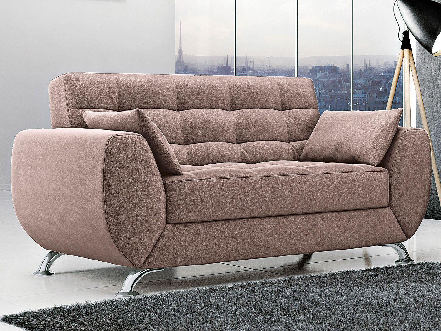 Sofá 2 Lugares Suede Elegance Larissa Linoforte Sofás Magazine Luiza