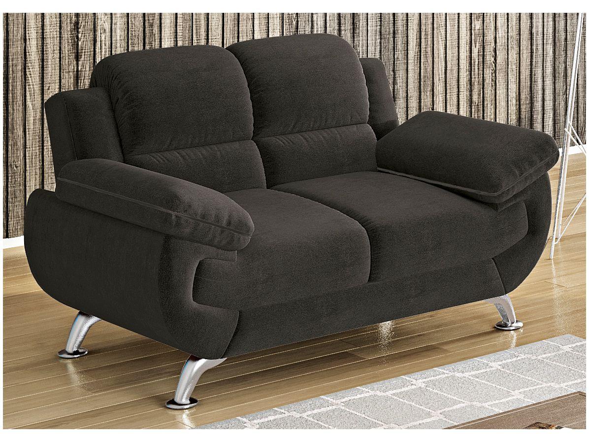 Sofá 2 Lugares Suede Spazium Linoforte