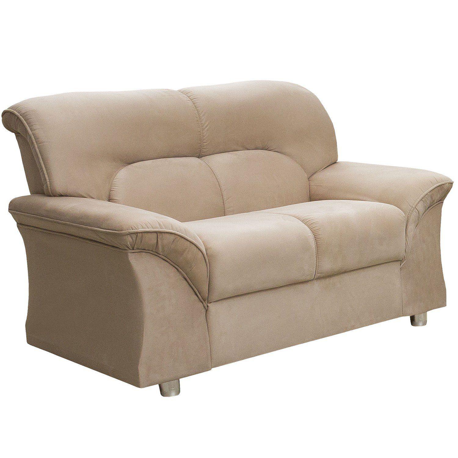 Sofá 2 Lugares Turquia Hellen Caqui Hellen estofados Sofás