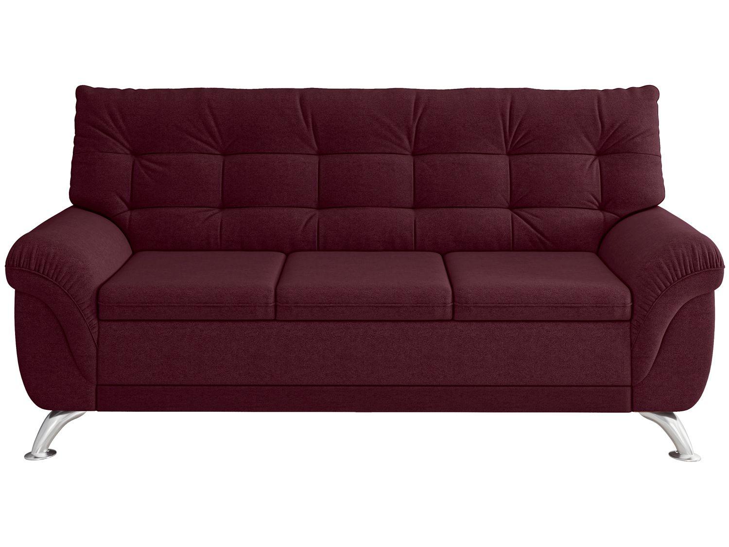 Sofá 3 Lugares Suede Atrium Linoforte