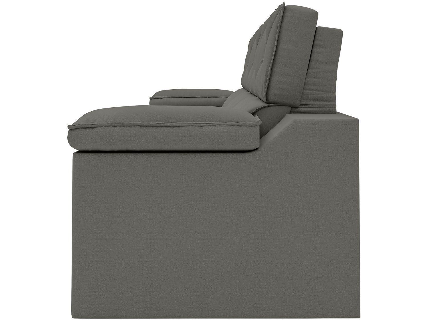 Sofá 4 Lugares Retrátil Reclinável Suede Dante Next Sofás