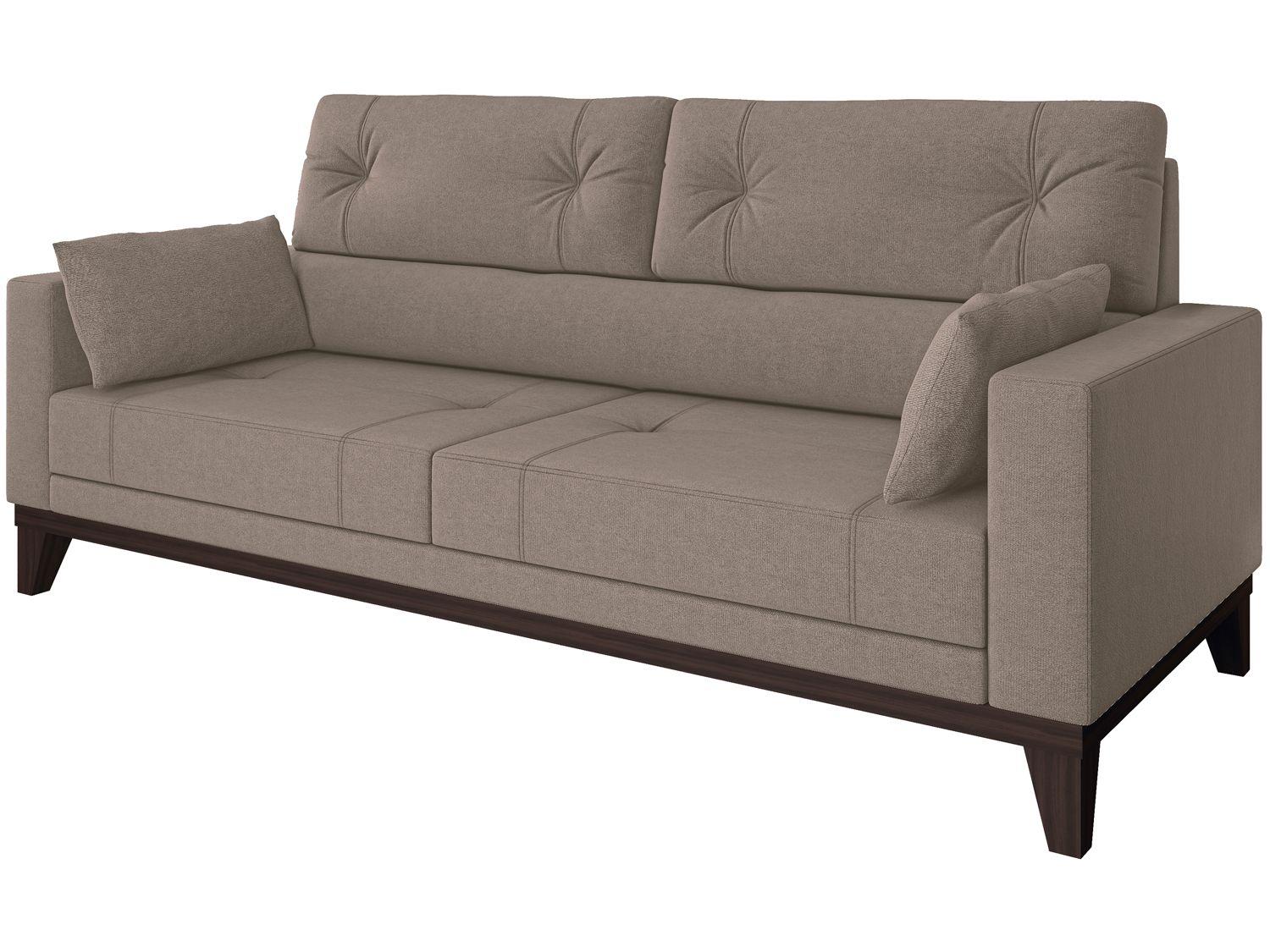 Sofá 4 Lugares Suede Cannes Linoforte