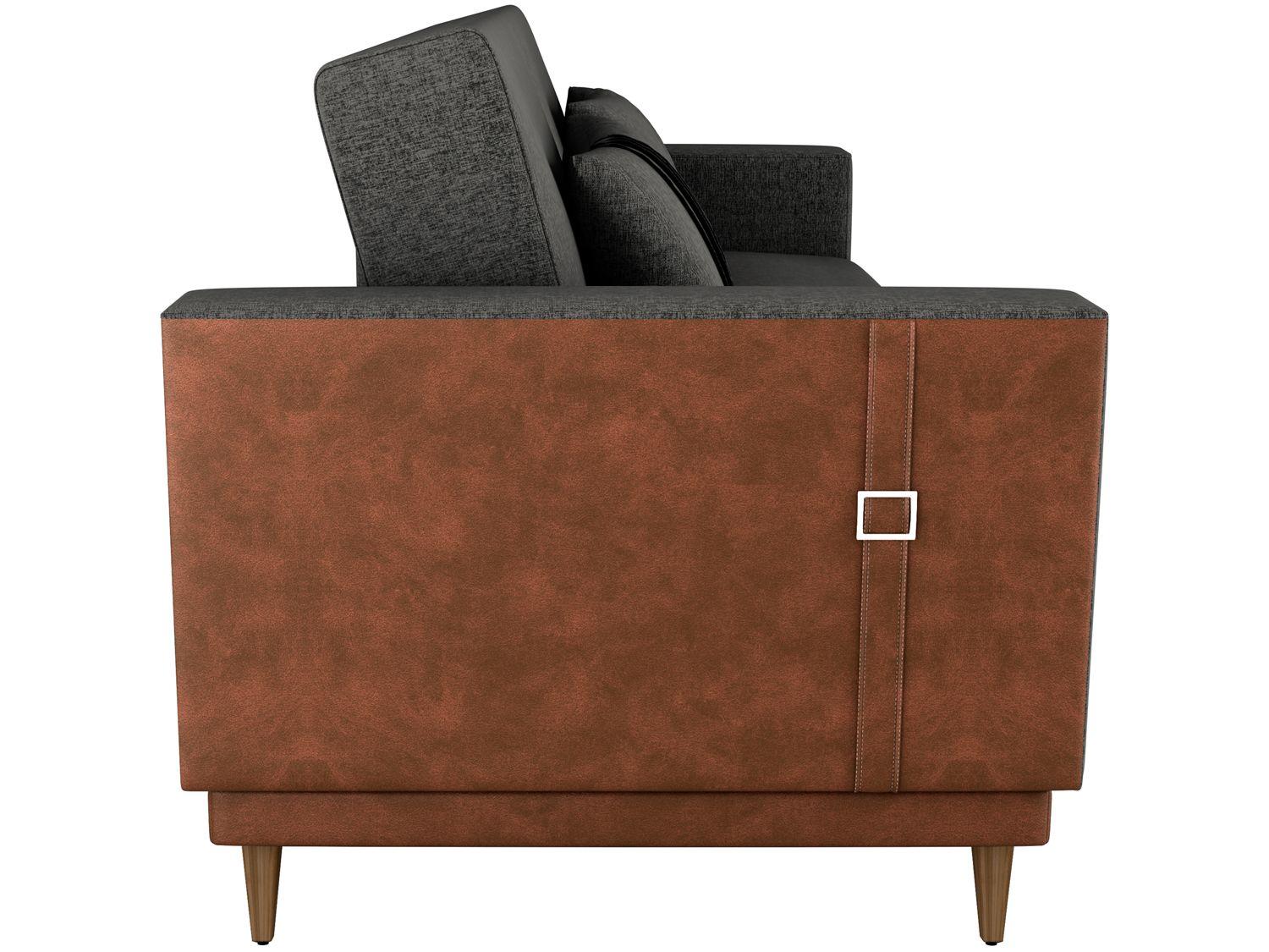 Sofá-cama 3 Lugares Casal Reclinável Facto e Linho Matrix Esther