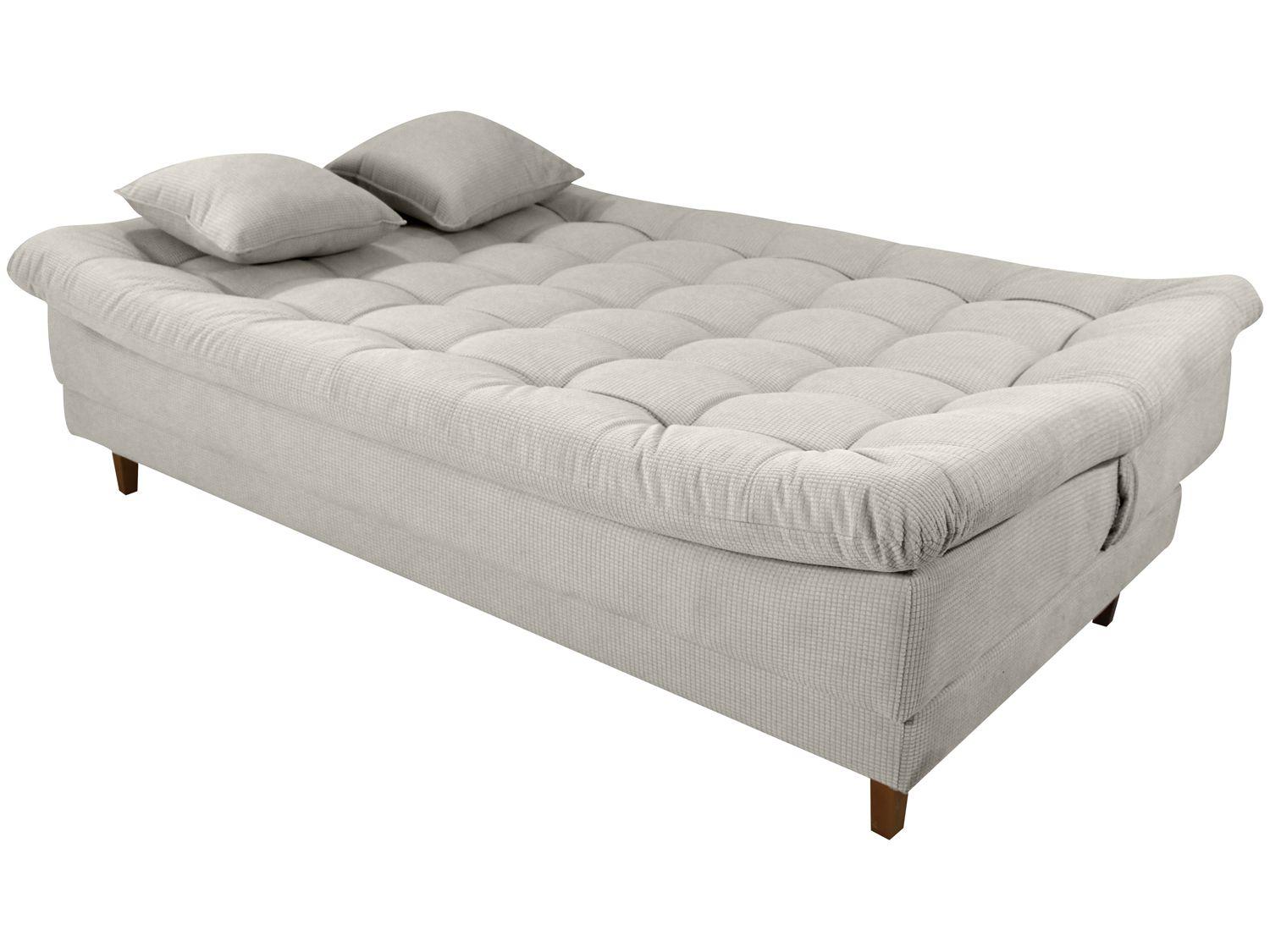 Sofá-cama 3 Lugares Casal Reclinável Veludo Matrix Duda