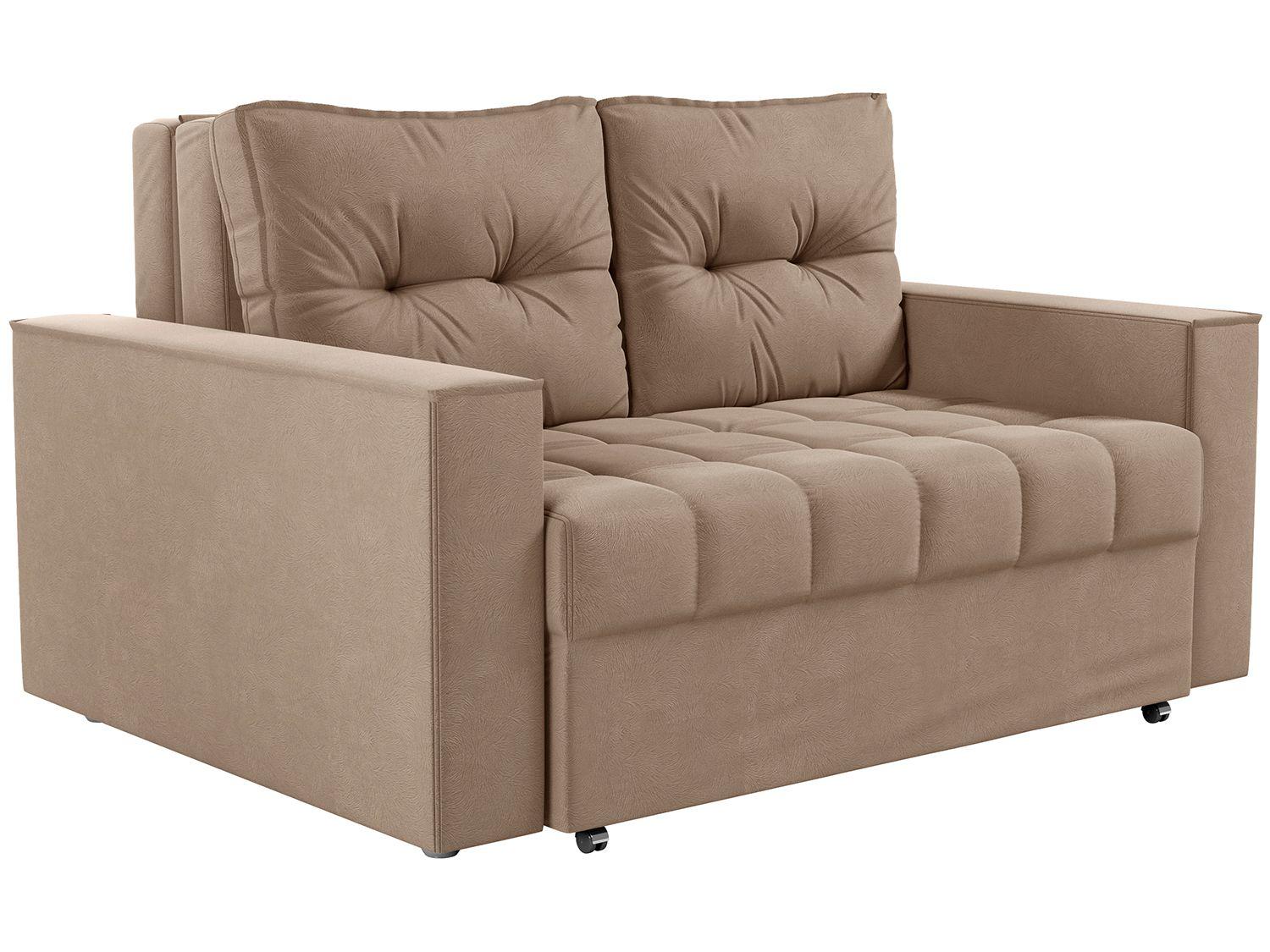 Sofácama Casal 2 Lugares Reclinável Veludo Matrix Drika Sofá 2