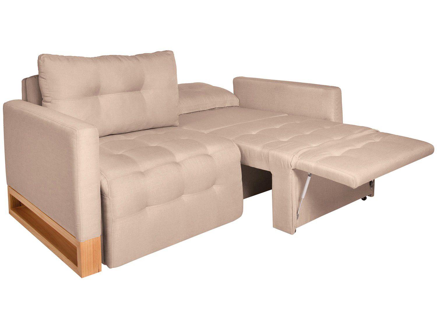 SofáCama Casal 2 Lugares Retrátil Reclinável Silla Rica SofáCama