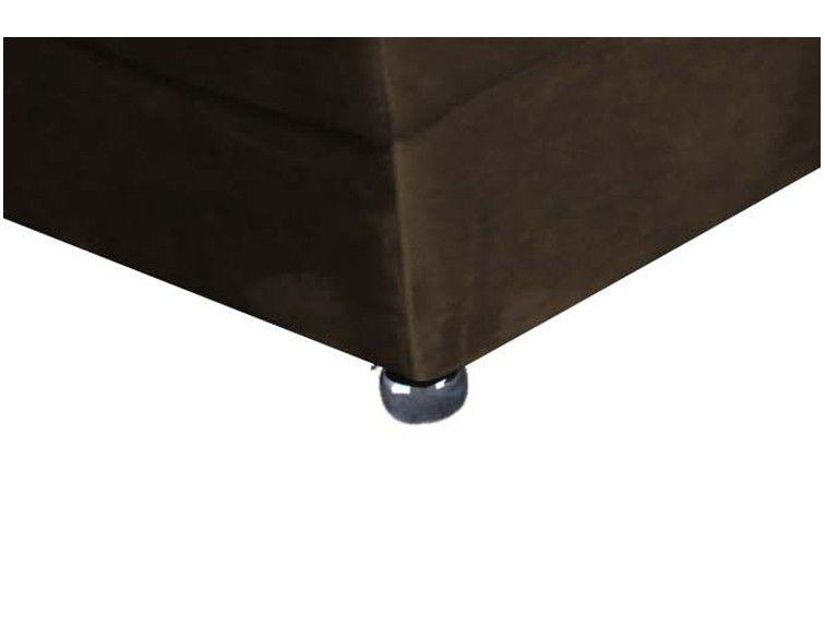 Sofá-cama Casal 3 Lugares Reclinável Suede Matrix Penélope