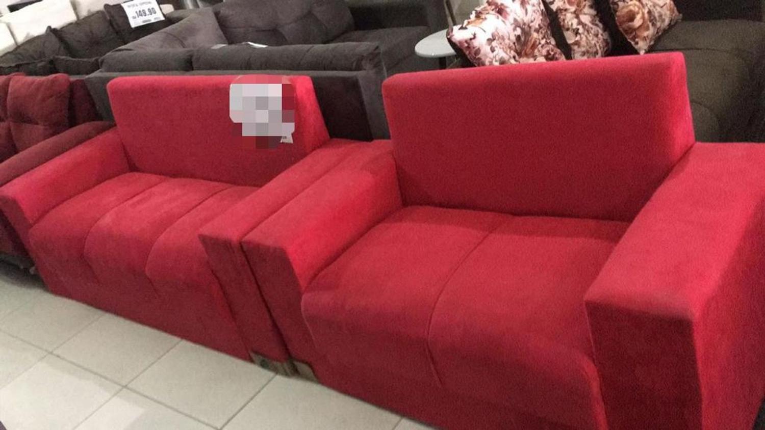 Sofá Canadá 3 e 2 lugares IMPERIO ESTOFADOS Sofás Magazine Luiza