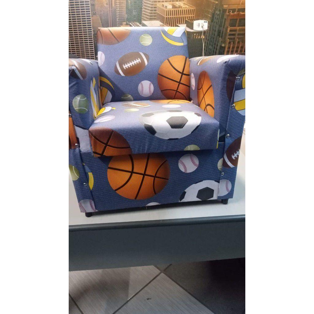 Sofá Infantil De Criança Poltrona Sofazinho Bolas JOTA STORE