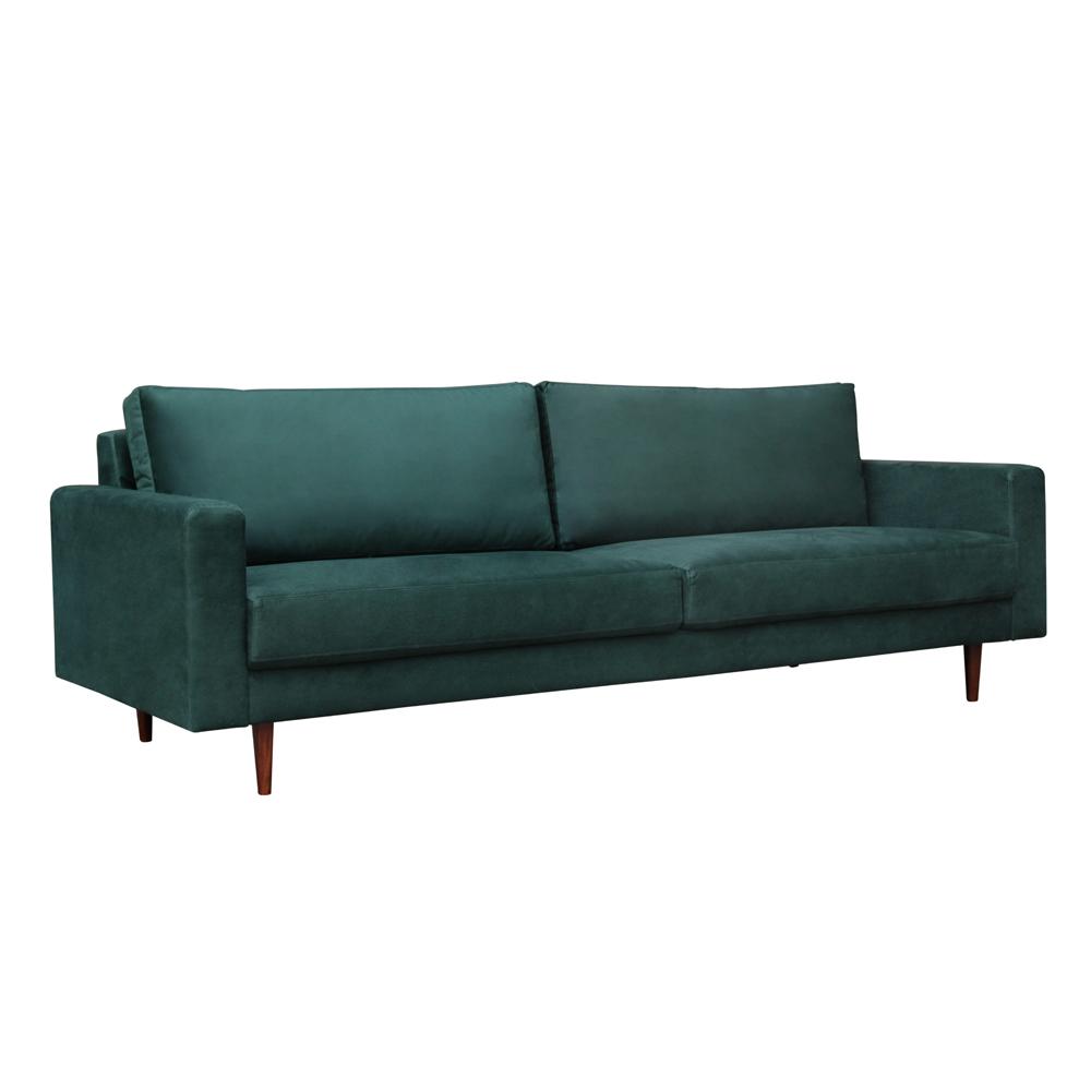 Sofá Noah 1,80m Tecido Verde Escuro Abra casa Sofás Magazine Luiza