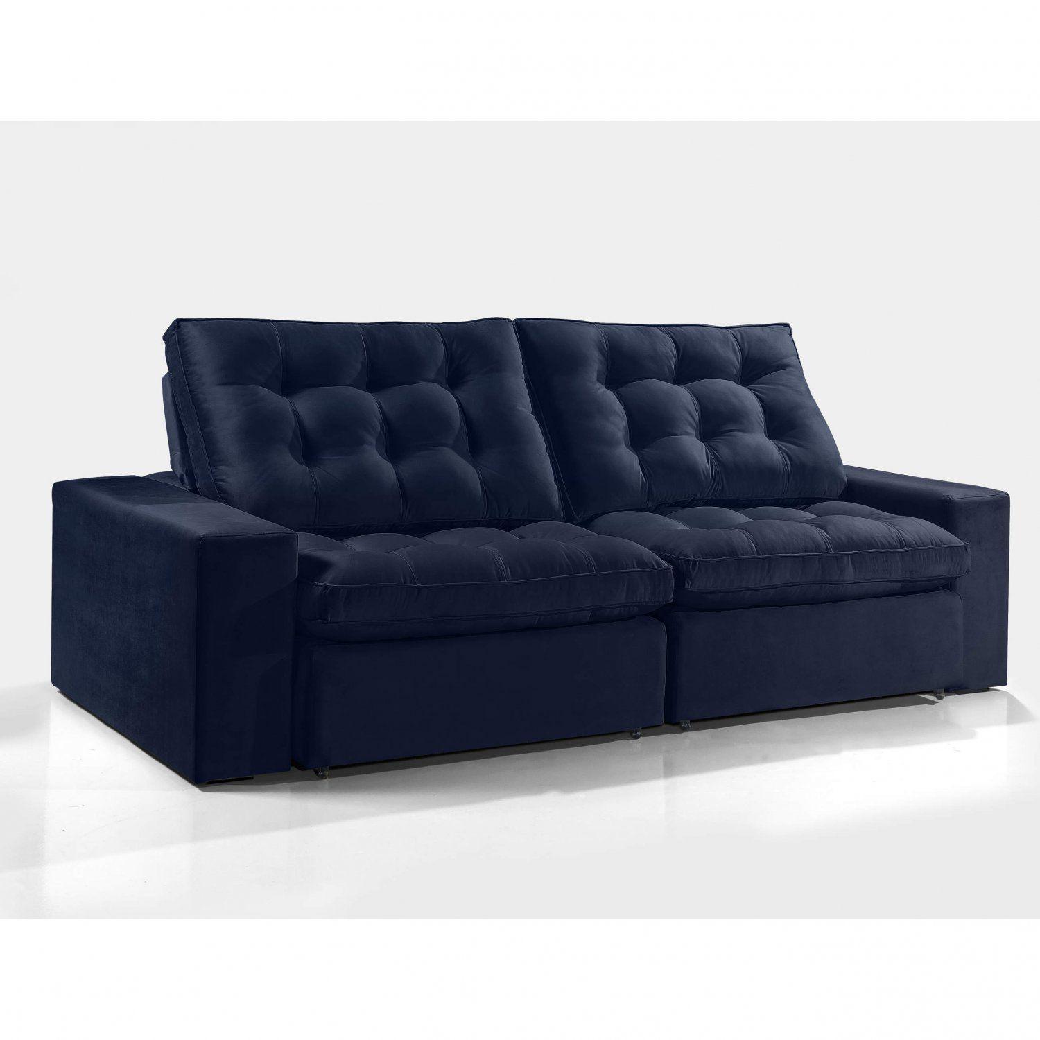 Sofá Retrátil e Reclinável 3 Lugares 194cm x 105cm Kingston Estofados