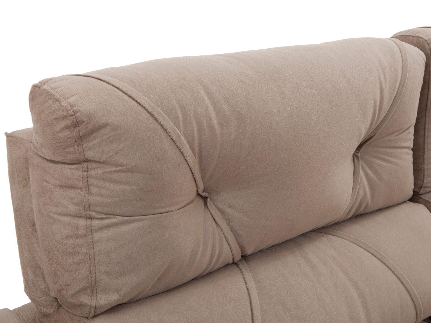 Imagem de Sofá Retrátil e Reclinável 3 Lugares Suede