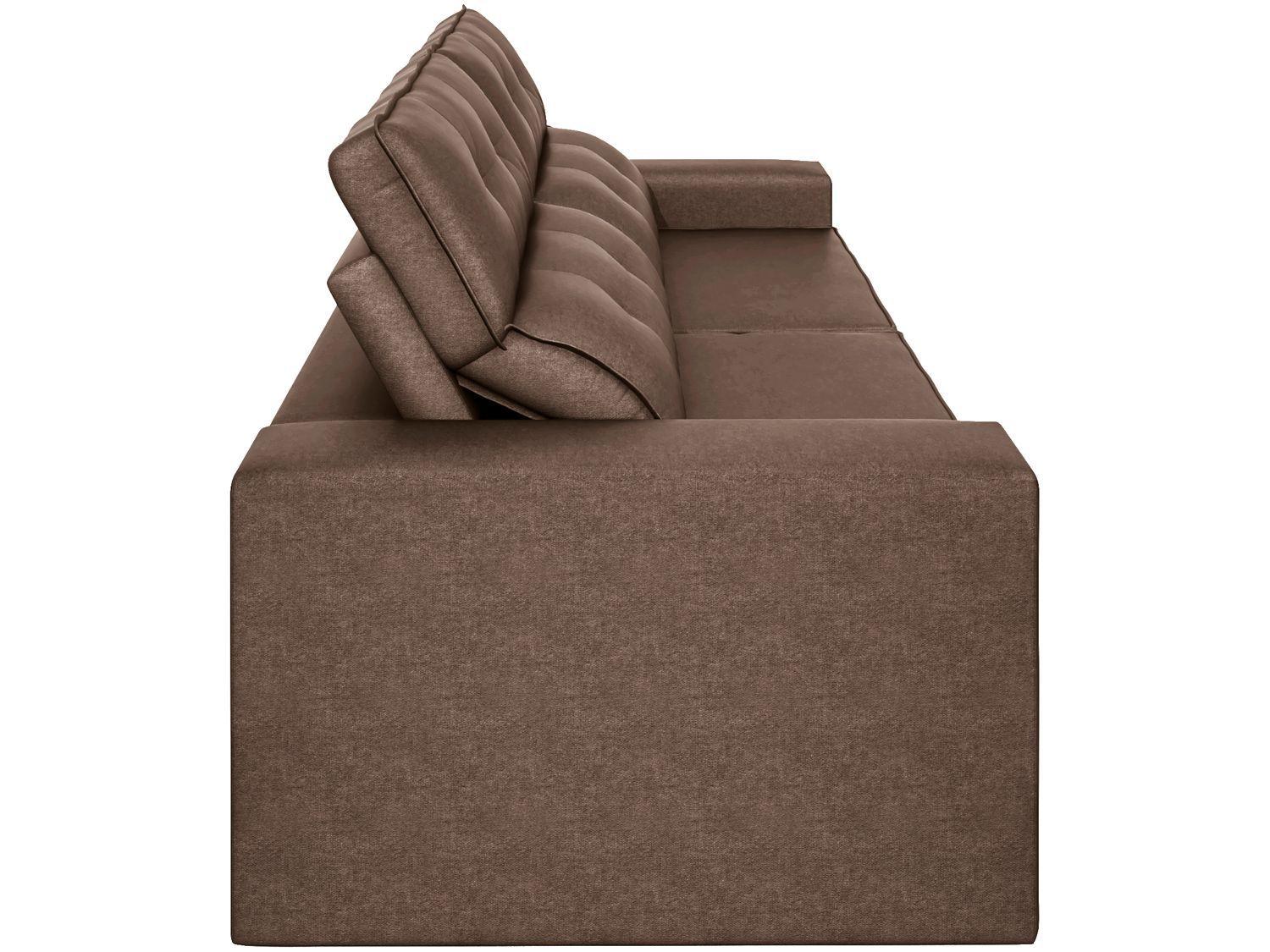 Imagem de Sofá Retrátil e Reclinável 4 Lugares Velosuede