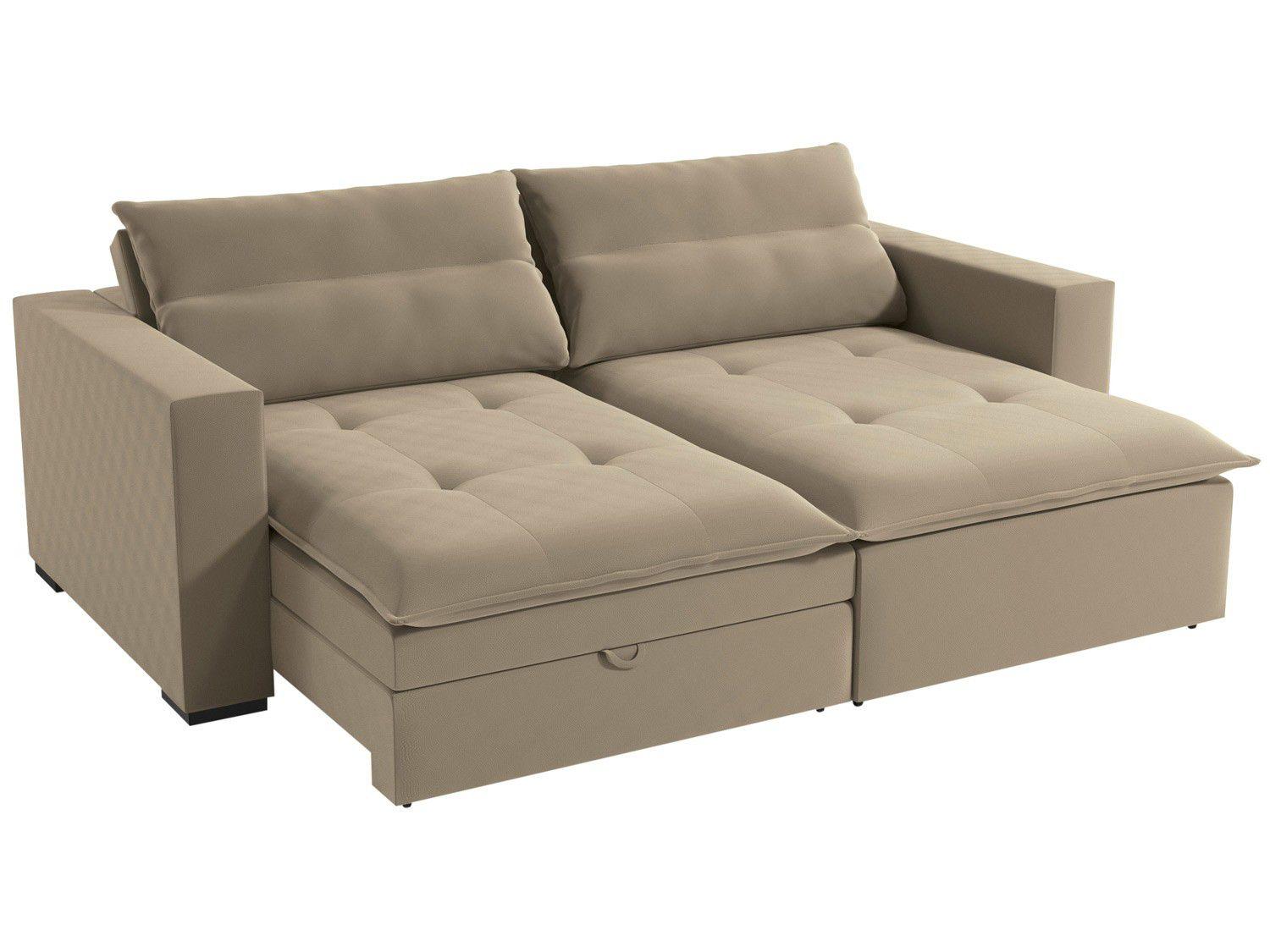Sofá Retrátil Reclinável 2 Lugares Suede Space - Estar - Sofá 2 Lugares ...