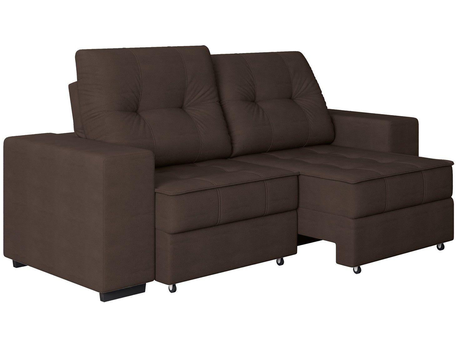 Sofá Retrátil Reclinável 3 Lugares Suede Moviment Artesano Linoforte