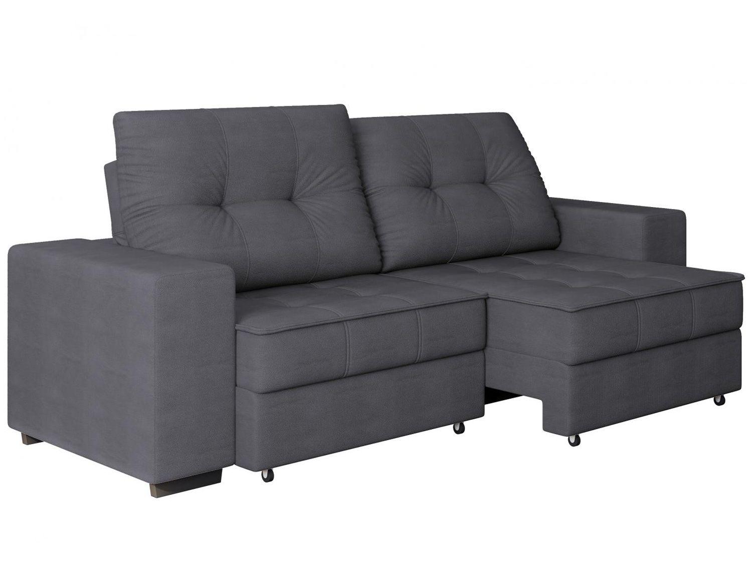 Sofá Retrátil Reclinável 4 Lugares Suede Moviment Artesano Linoforte