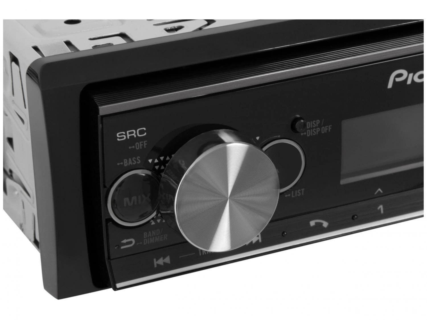 Som Automotivo Pioneer Media Receiver Bluetooth USB Auxiliar MVHX7000BR Som Automotivo