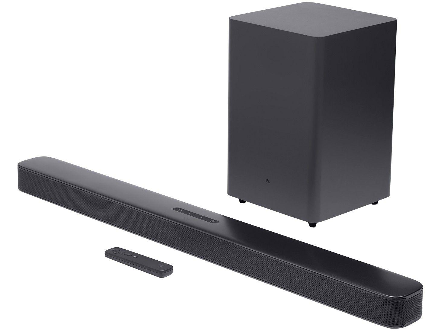 Soundbar JBL com Subwoofer Bluetooth 206W 2.1 Canais JBLBAR21DBBLKBR