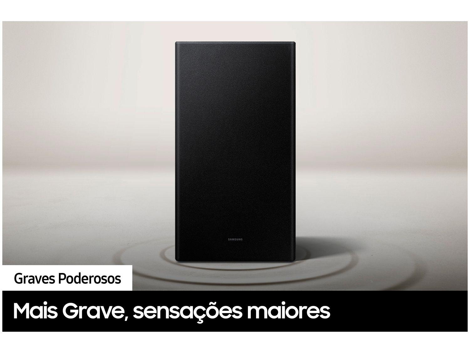 Soundbar Samsung HW-B550/ZD 2.1 Bluetooth com Subwoofer sem Fio 410W