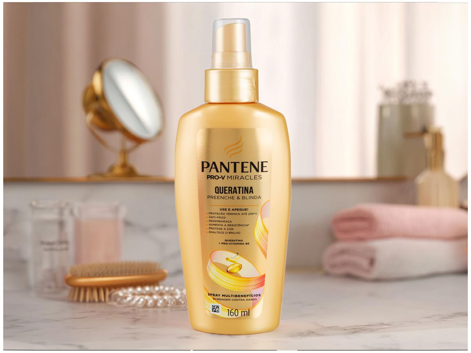 Spray Protetor Térmico Pantene Pro-V Miracles Queratina Preenche & Blinda 160ml