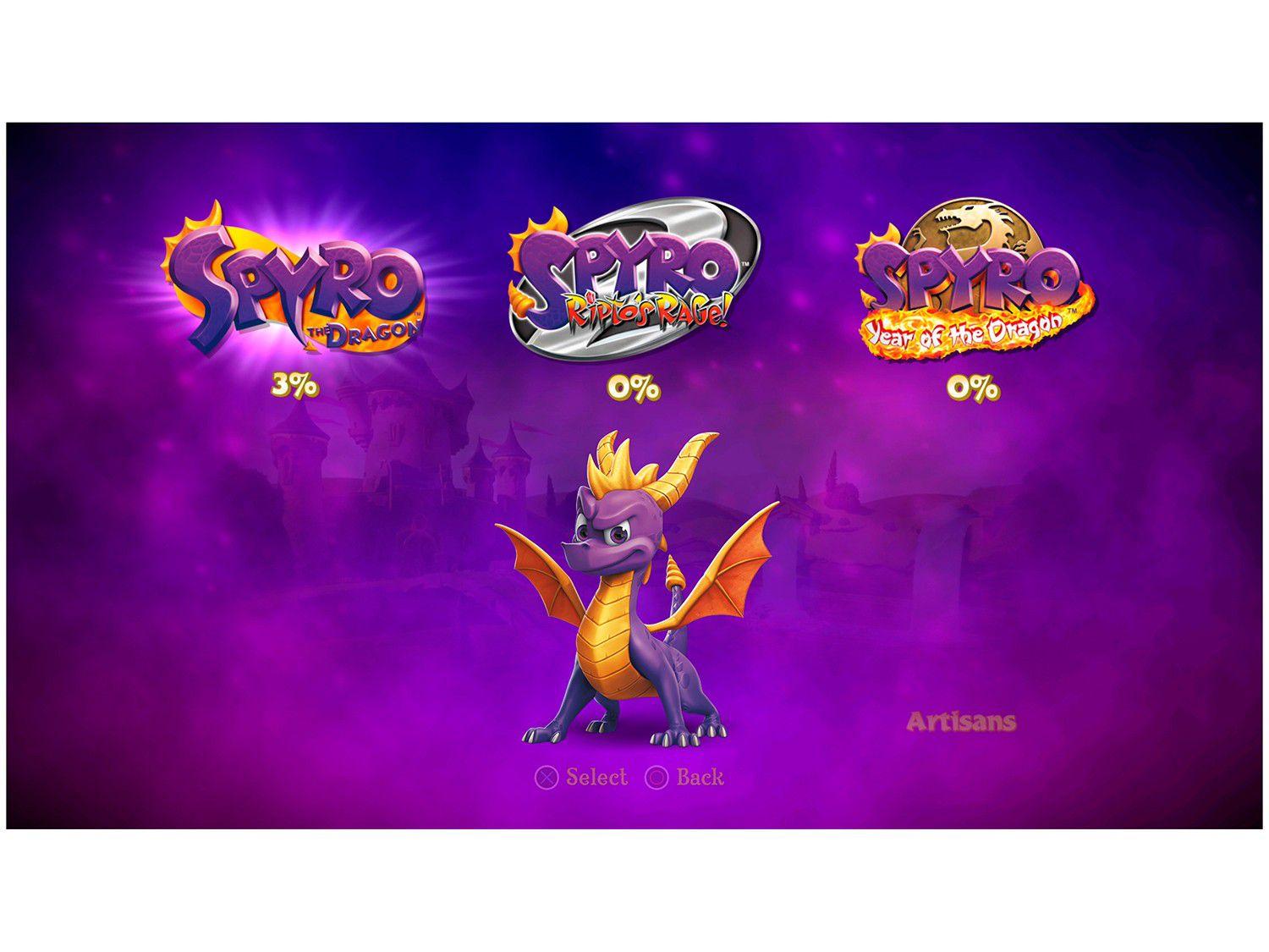 Spyro Reignited Trilogy é anunciado para PS4 e Xbox One