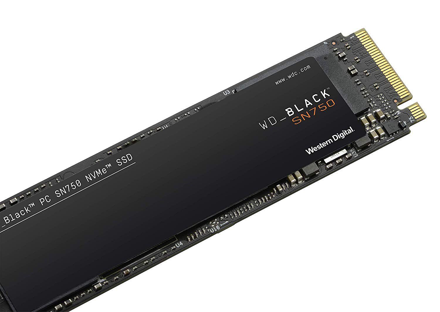 Ssd 250gb nvme m 2 2280 sn750 black western digital ssd magazine luiza