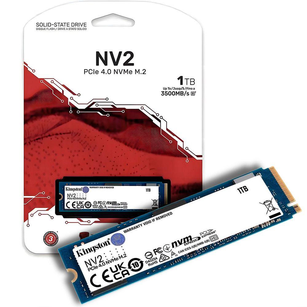 SSD M.2 Kingston NV2 1TB / NVMe PCIe 4.0 x4, Gen4- (SNV2S