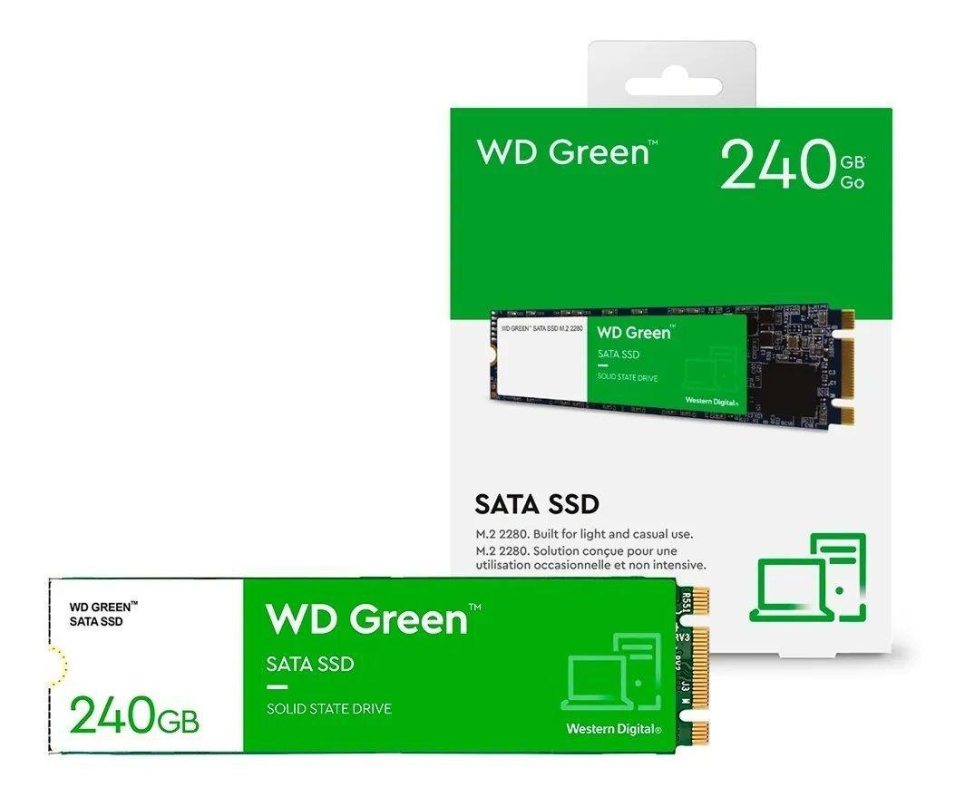 Ssd wd 240gb green m.2 2280 sata3 wds240g3g0b - Western Digital - SSD -  Magazine Luiza