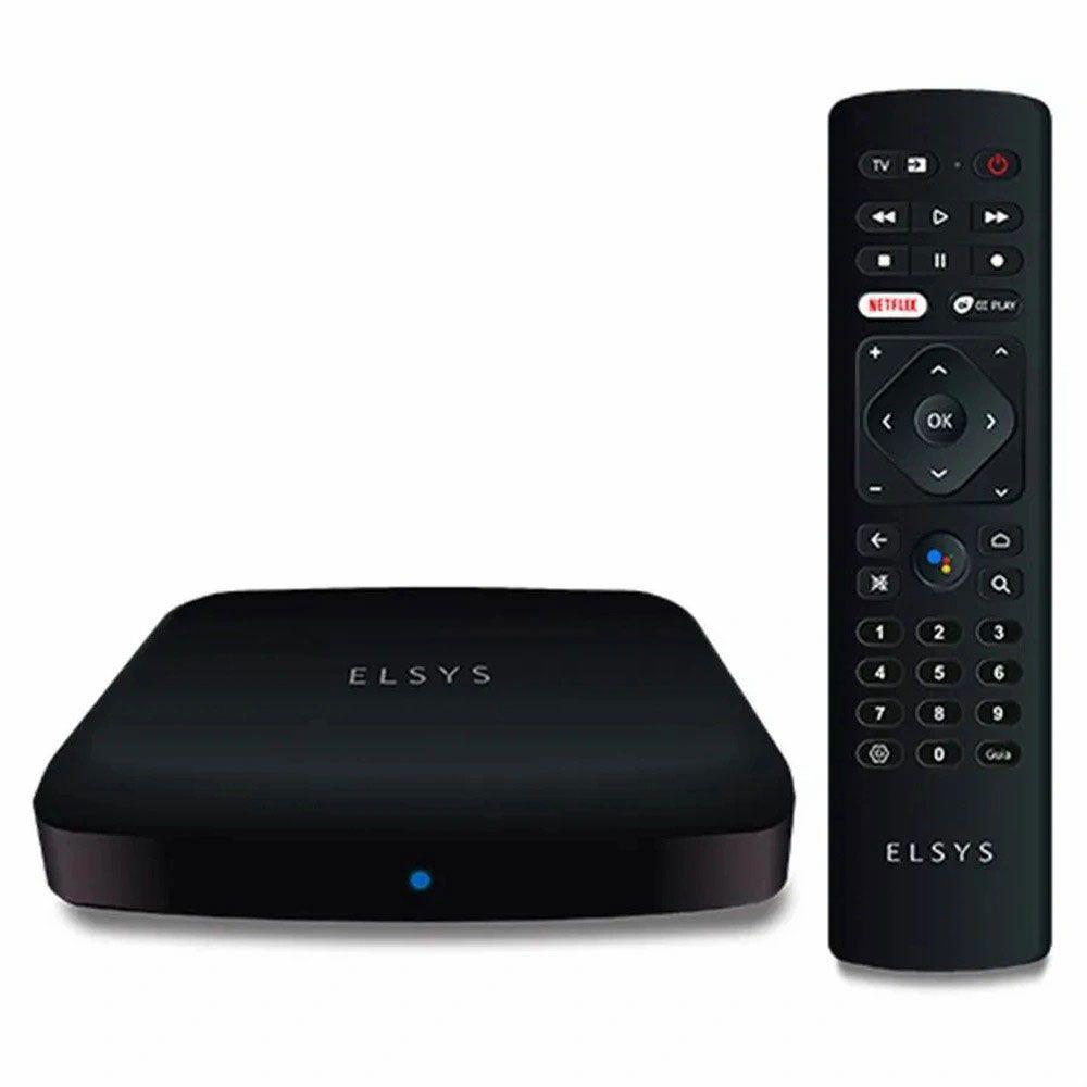 Streaming Box Elsys Android Tv 4K ETRI02 Streaming Magazine Luiza