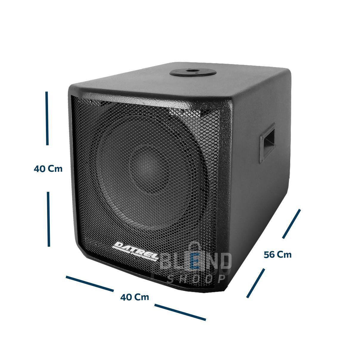 Subwoofer Grave Ativo Falante Profissional Amplificado 300W Datrel