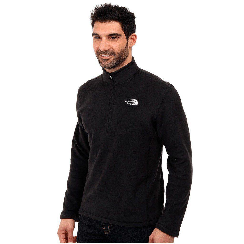 fleece tka glacier full zip masculino preto