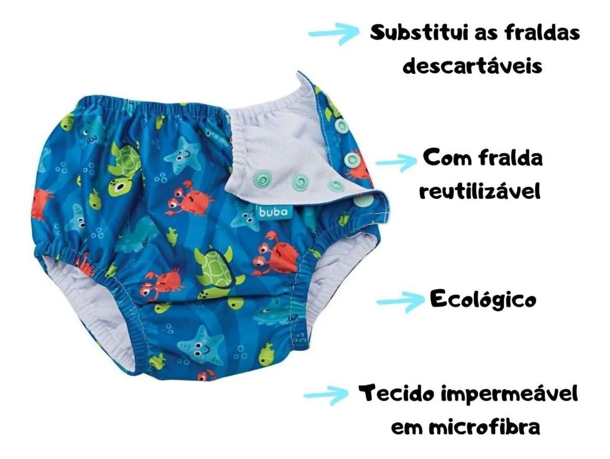 Sunga Bebê Moda Praia Infantil Piscina reutilizável Buba P - Sunga para Bebê - Magazine Luiza