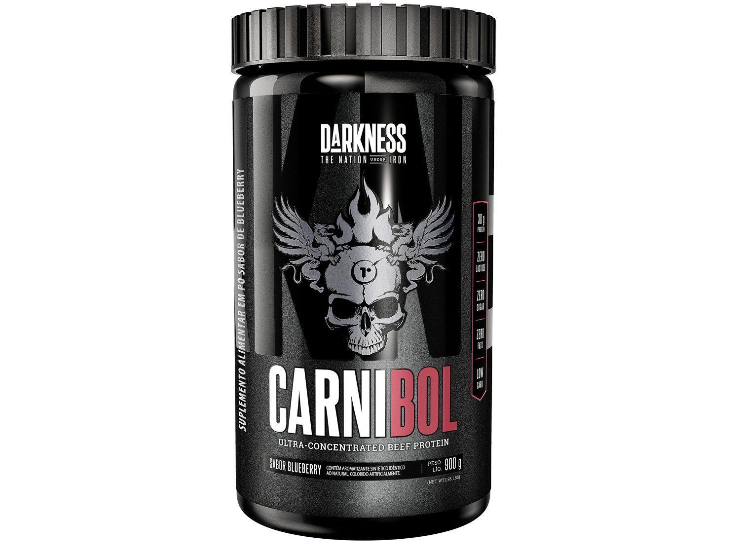 Suplemento Alimentar Darkness Carnibol sem Lactose Blueberry 900g