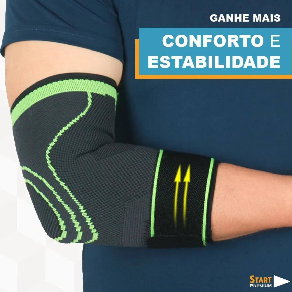 Manga De Compressão Nano Flex - Alívio Para Cotovelo E Antebraço