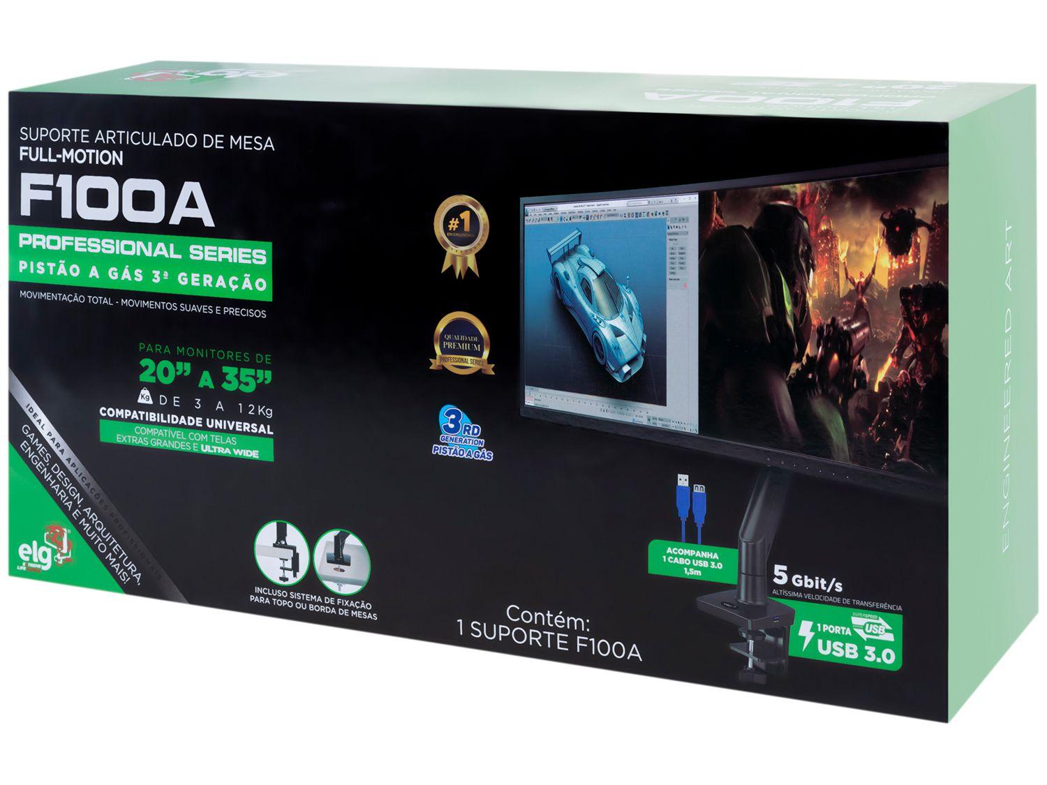 Suporte para Monitor Articulado de Mesa