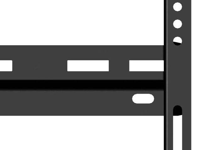 Suporte TV LED/PLASMA/LCD 15 a 32 Polegadas Vesa 200 Preto ELG