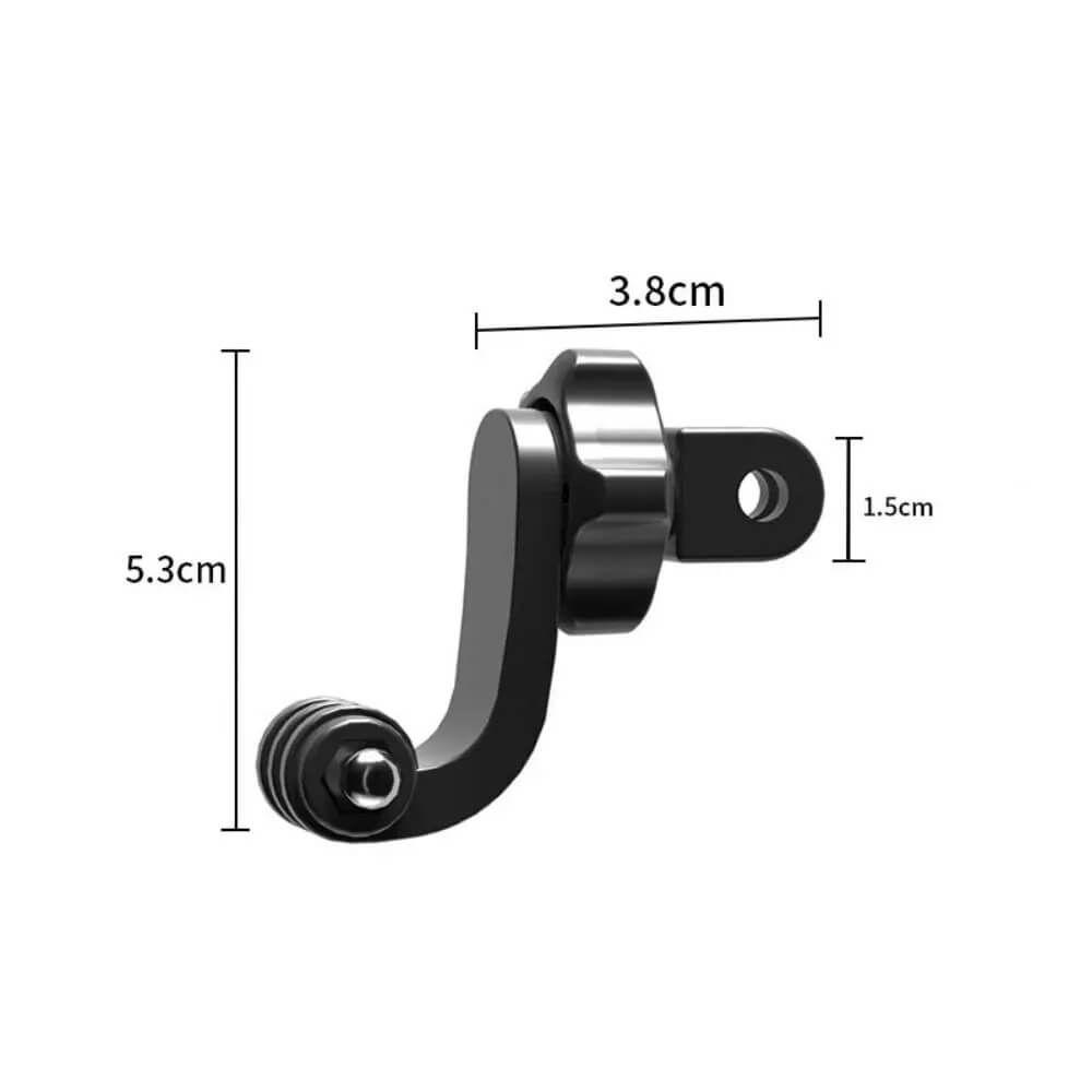 Imagem de Suporte Vertical e Horizontal para GoPro e Câmeras Similares com Rotação 360º