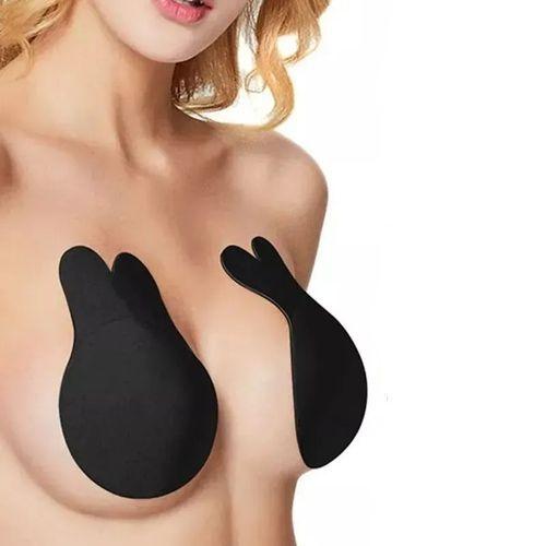 Sutiã Adesivo Levanta Seio Invisible PushUp Orelha De Coelho Preto M - Ubra  - Sutiã Adesivo / Adesivo para Seios - Magazine Luiza