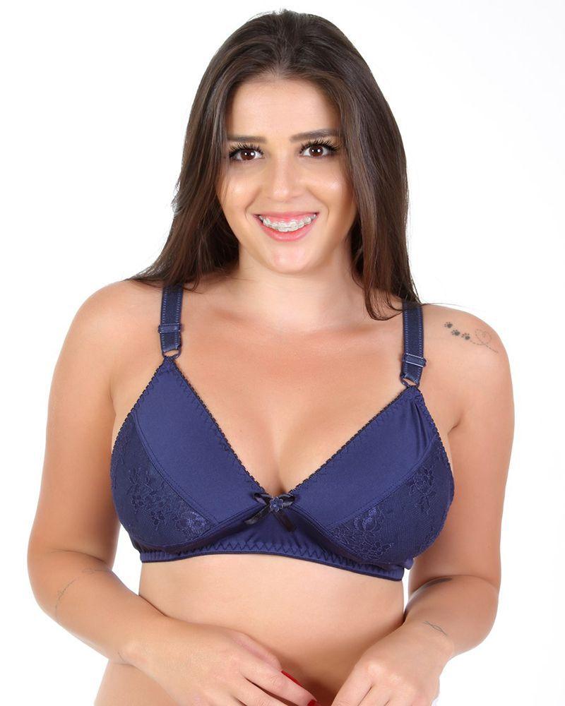 Comprar Kit 5 Sutiã Feminino Alça Reforçada Plus Size Strappy Soutien  Sustentação - R$123,90 - Vekyo