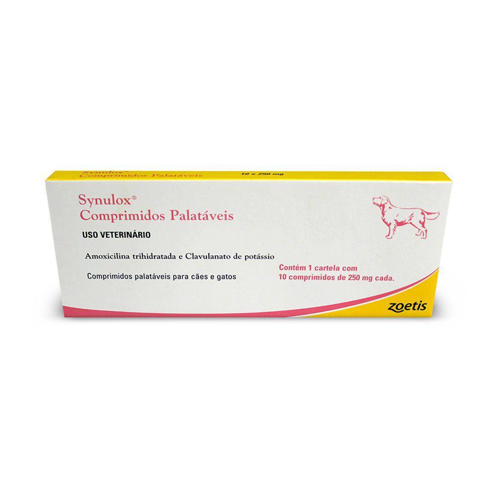 Synulox Comprimidos Palataveis 250 Mg Zoetis Farmacia Pet Magazine Luiza